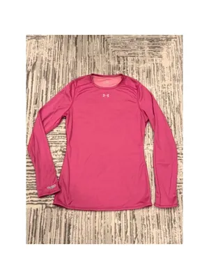 NEW Under Armour women's small pink reversible All-Season Gear top MSRP $70 thumbnail 5