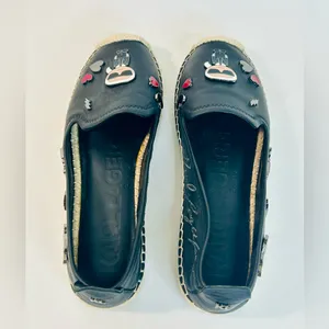 Karl Lagerfeld Paris Women's Michaela Embellished Slip-On Espadrille Flats 7.5 thumbnail 10
