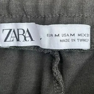 Zara Men Drawstring Green Jogger Track Athletic High Rise Pants SZ M #1283 thumbnail 7