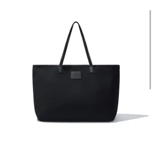 NEW Cleobella Large Black‎ Canvas Tote 22"x12" thumbnail 2