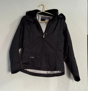 Spyder XTL Ladies Women Full-Zip Jacket Black soft shell ski snow Size 10 thumbnail 1