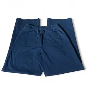 Alo Yoga Road Trip Navy Blue High Waist Pleated Wide Leg‎ Trousers W51342R M thumbnail 2