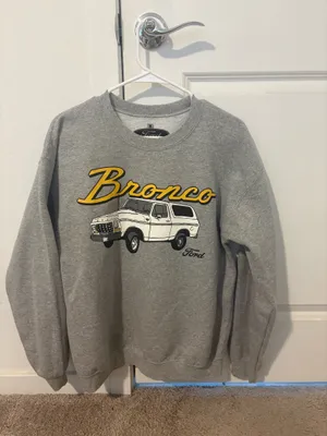 Ford Bronco Crewneckk Gray Size M thumbnail 1