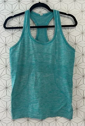 Lululemon Swiftly Tech Tank Marled Teal thumbnail 1