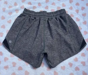 Lululemon hotty hot shorts grey size 2 thumbnail 2