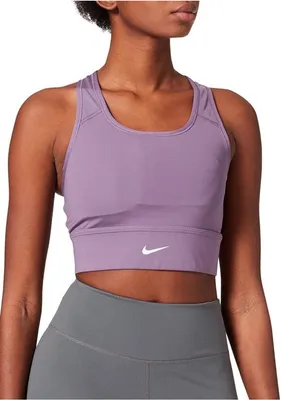 Nike Purple Dri Fit Pull Over Racerback Sports Bra Sz XL No Pads thumbnail 1