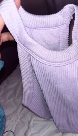 Aerie Light Purple Crop Top thumbnail 3