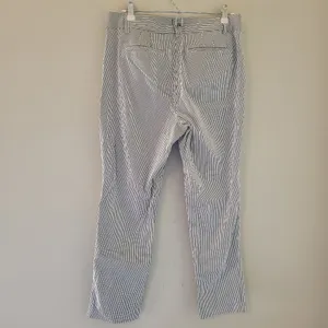 Talbots Navy and White Striped Hampshire Ankle Pants thumbnail 4