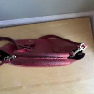 Kate Spade New York Red Leather Satchel Top Handle Crossbody Bag Medium thumbnail 10
