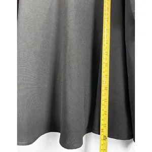 Hell Bunny Black Gothic Mock Neck Bow Long Sleeve Flare Dress Size L NWT thumbnail 5