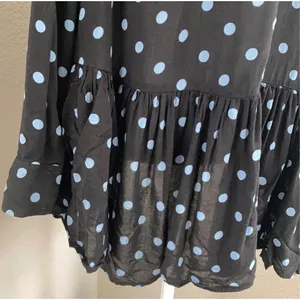 Zara Woman Oversized Drop Waist Polka Dot Tunic Size Medium thumbnail 10
