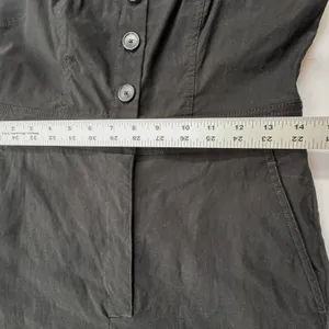 Maeve Anthropologie The Colette Jumpsuit Womens 8 Black Wide Leg Linen Blend‎ thumbnail 6
