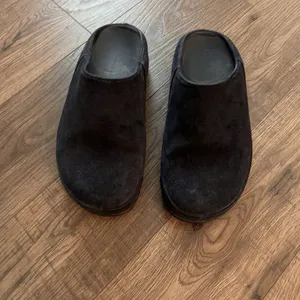 Fitflop Women’s Clogs 7 Suede Leather Blue Wobbleboard‎ thumbnail 2