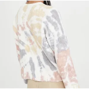 Madewell Tie-Dye Westford Pullover Sweater Pastel Cotton‎ Small Artsy Boho Boxy thumbnail 5