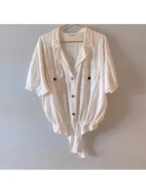 Free people So-Fari Bodysuit in Ivory thumbnail 8