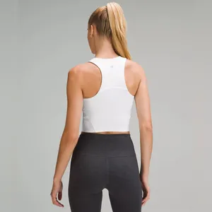 White Lululemon Wunder Train Racerback Tank Top thumbnail 3
