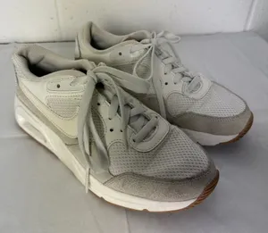 Nike Air Max SC Casual Sneakers White Beige Suede Mesh‎ Athletic Shoes thumbnail 1