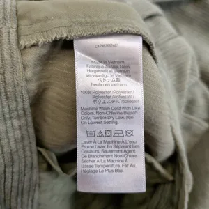 Madewell Corduroy High-rise Tapered Pants Womens 6‎ Olive Green Pleated NG506 thumbnail 4