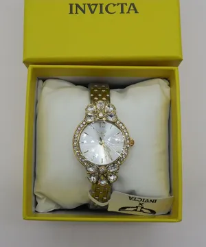 Invicta Wildflower Women Two Tone Crystal Floral Mother of Pearl Watch 45191 thumbnail 1