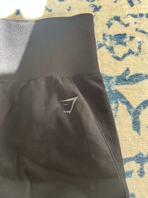 Gymshark black biker shorts thumbnail 4