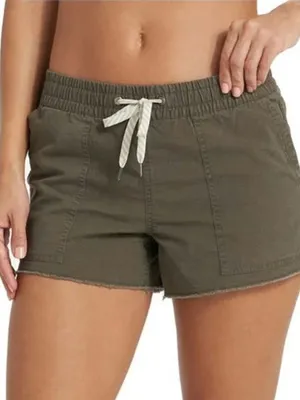 Vuori Olive Drawstring Relaxed Fit Women’s Athletic Shorts thumbnail 1