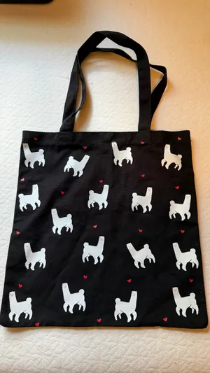 Forever 21 llama tote  thumbnail 1