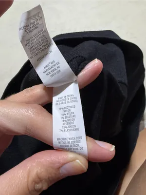 Aerie offline seamless Black Short Sleeve cropped T-Shirt medium thumbnail 4