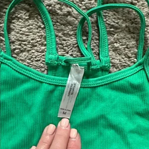 Crop tank green Size M thumbnail 2