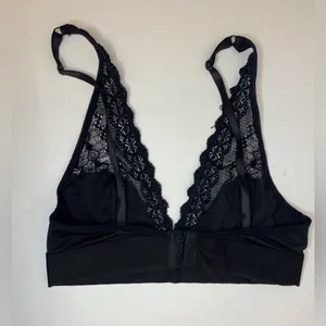 Marilyn Monroe Women’s Half Line Lace Bralette Thick‎ Band Bra Size S thumbnail 3
