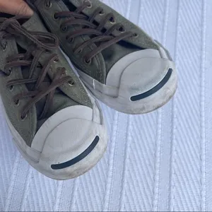 Converse Jack Purcell Unisex Mens 4 Women 5.5‎ JP Signature Ox Shoes Olive Green thumbnail 7