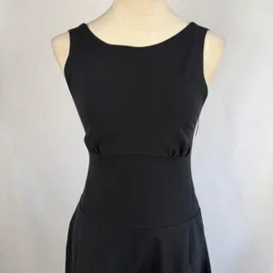New Bundle‎ Aerie Low Back Mini Dress Small Light Blue Black Athletic Athleisure thumbnail 12