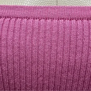 299 Cider | EUC Pink Ribbed Knit Double Strap Crop Top (Size S) thumbnail 5