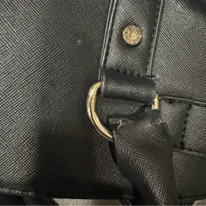 Michael Kors Black Satchel with Gold Accents thumbnail 12