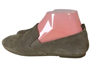 Lucky Brand Taupe Suede Slip On Flats Women's Size 7.5 thumbnail 6
