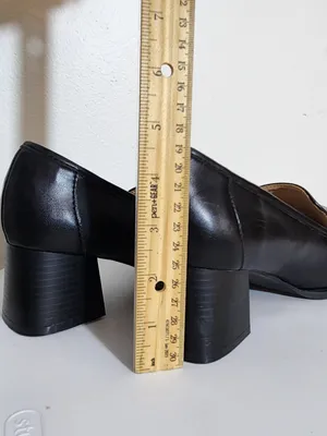 Adrienne Vittadini Womens Sabre Black Block Heel Shoes Size 7.5 thumbnail 8