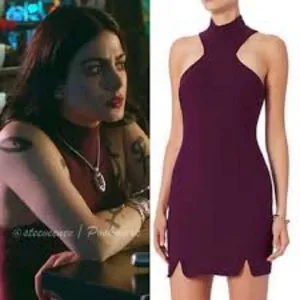 Cinq à Sept Jax Cutout Plum Mock Neck Bodycon Dress ASO Isabelle Lightwood 4 thumbnail 13