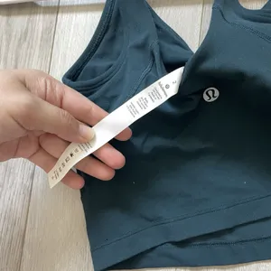 Lululemon Align Tank Top crop womens Teal size 2 workout athleisure gym outdoor thumbnail 2