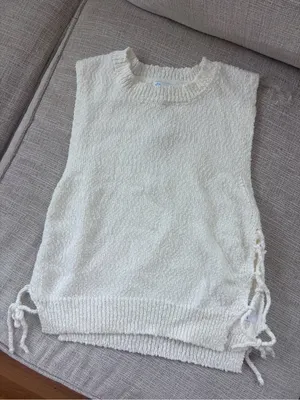 NEW with TAGS Blue Rain x Francesca’s Knit Sleeveless Side-Tie Top thumbnail 6