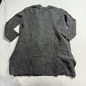 Madewell Donegal Kent Cardigan Sweater in Coziest Yarn in Dark Gray Size Medium thumbnail 8