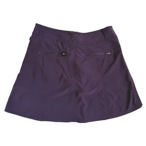 LL Bean Vista Skort Womens 4 Regular Deep Purple Plum Hiking Golf Active‎ Skirt thumbnail 2
