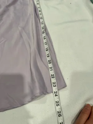 Urban Outfitters Lilac Satin Cowl Neck Slip Mini Dress thumbnail 10