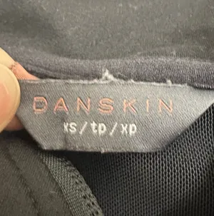 Danskin Black Tight Athletic Jacket thumbnail 2