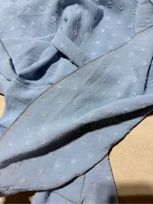 Altar’d state Blue Ruffle Wrap Maxi Dress NWT MSRP$90 Medium Florenzia thumbnail 6