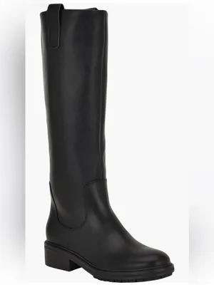 Calvin Klein Women's Pauline Tall Riding Boots Dress Boots Black Size 6 NEW thumbnail 2