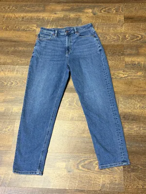 American Eagle Mom Jeans High Rise Stretch Womens 8 Medium Wash Blue thumbnail 1