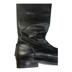 Frye size 9 B Melissa button back riding Black Leather Tall Boots thumbnail 3