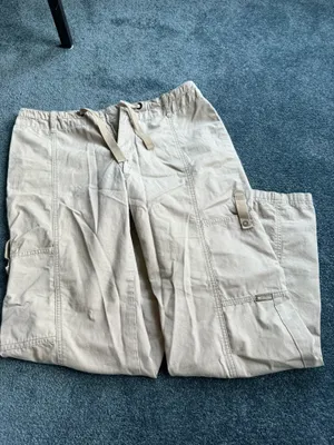 Columbia khaki hiking cargo pants thumbnail 2