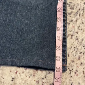PRVCY‎ Malibu Hills Bootcut Jeans Womens 31 Blue Y2K Low Rise W50-2703T5 Flare thumbnail 10