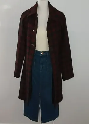 Mac & Jac | Black and Red coat Size 2 thumbnail 1