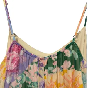 NWT Lane Bryant Patchwork‎ Floral Sleeveless V-Neck Tiered Maxi Dress 16 thumbnail 11